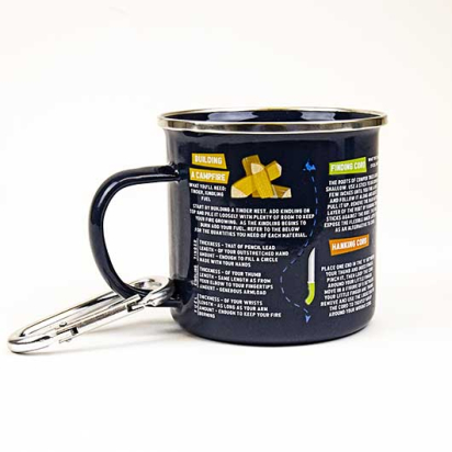 ŠALICA ENAMEL SURVIVAL GUIDE GIFT REPUBLIC