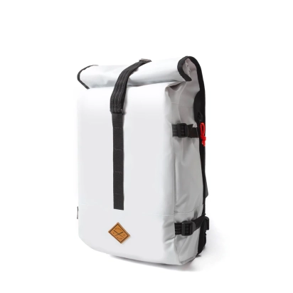 BACKPACK ROLLTOP 22L WHITE RESTRAP