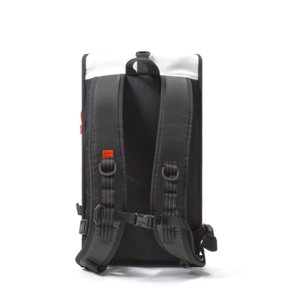 BACKPACK ROLLTOP 22L WHITE RESTRAP