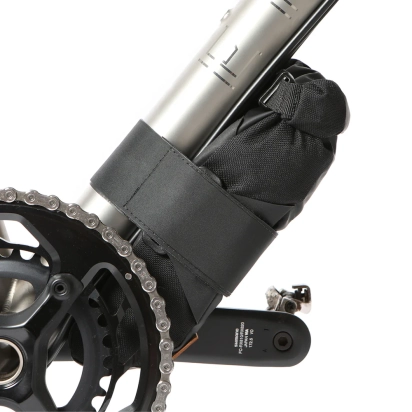 DOWNTUBE BAG 1.2L BLACK RESTRAP