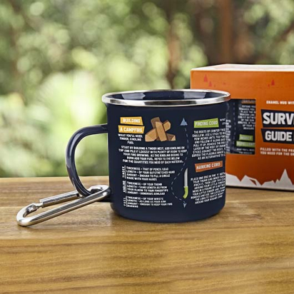 ŠALICA ENAMEL SURVIVAL GUIDE GIFT REPUBLIC