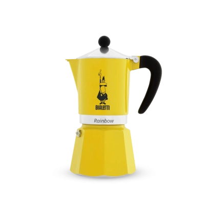 MOKA RAINBOW 3 CUPS YELLOW BIALETTI