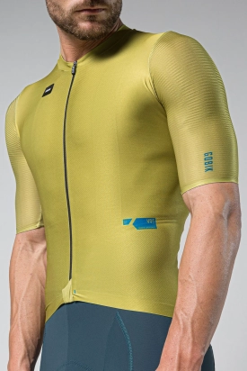 MAJICA BICIKLISTIČKA KRATKI RUKAVI ATTITUDE 2.0 MAN SPLIT GREEN GOBIK - Veličina S