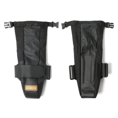 DOWNTUBE BAG 1.2L BLACK RESTRAP