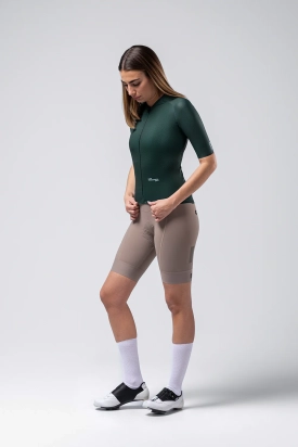 CYCLING JERSEY SHORT SLEEVES INFINITY UNISEX BUNKER GREEN GOBIK