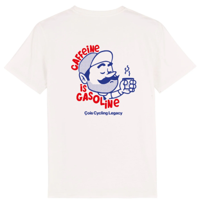 T-SHIRT CAFFEINE IS GASOLINE UNISEX COIS CC