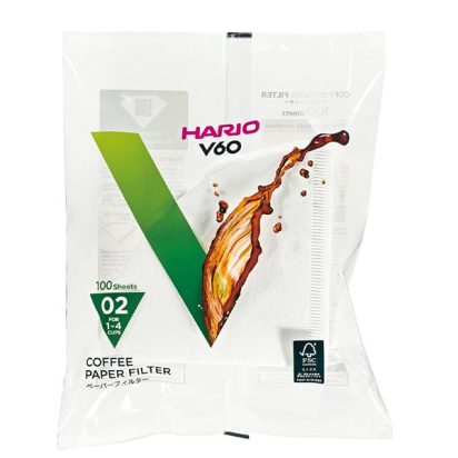 FILTERS FOR COFFEE MAKER V60 pk100 HARIO