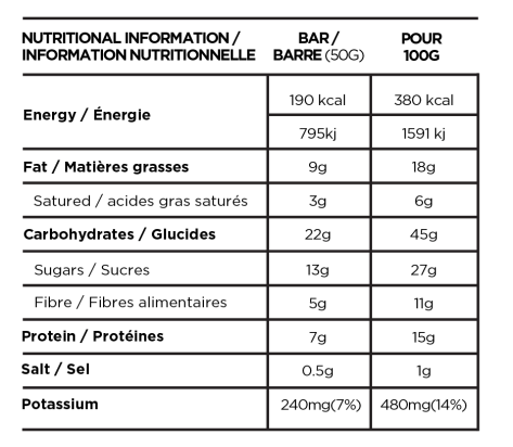 ENERGY BAR ALMOND & CHOCOLATE 50g NAAK