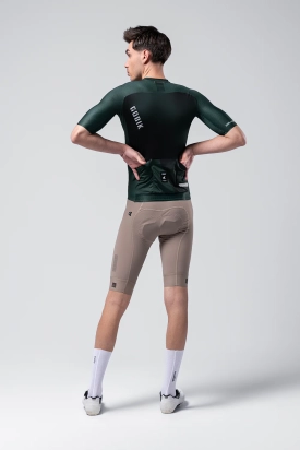 CYCLING JERSEY SHORT SLEEVES INFINITY UNISEX BUNKER GREEN GOBIK