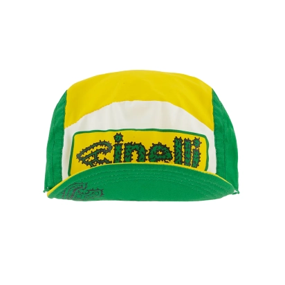 CYCLING CAP CACTUS YELLOW AND WHITE CINELLI