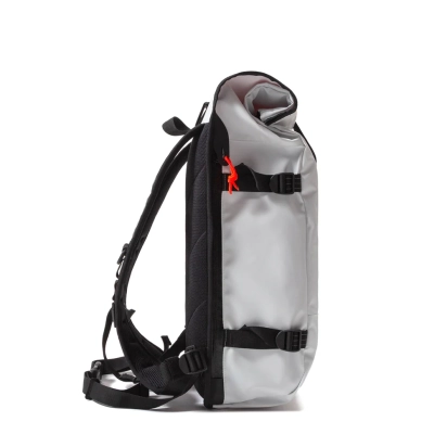 BACKPACK ROLLTOP 22L WHITE RESTRAP