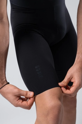 BIB SHORT LANCER MAN K12 BLACK GOBIK