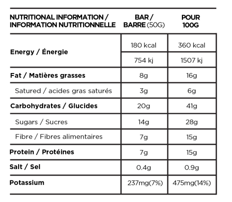 ENERGY BAR BANANA & CHOCOLATE 50g NAAK