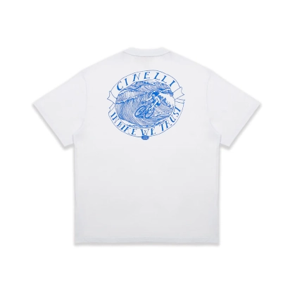 T-SHIRT CYCLIST SURFER BY GERRY WEDD CINELLI