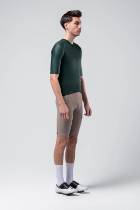 CYCLING JERSEY SHORT SLEEVES INFINITY UNISEX BUNKER GREEN GOBIK