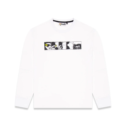 T-SHIRT LONGSLEEVE ACID WHITE CINELLI