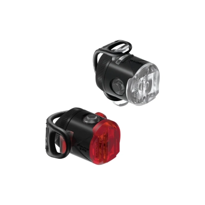 LIGHT SET FEMTO USB DRIVE BLACK LEZYNE