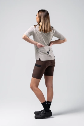 CYCLING T-SHIRT SHORT SLEEVES VOLT WOMAN ARGONITE GOBIK
