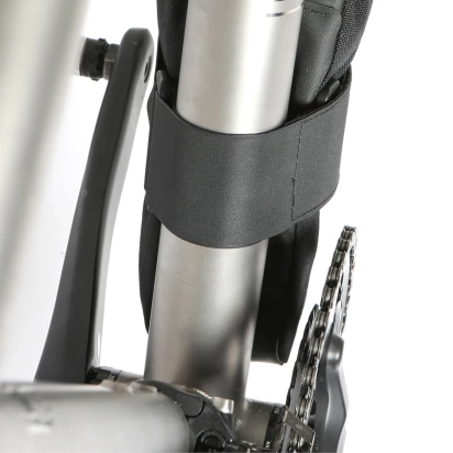 DOWNTUBE BAG 1.2L BLACK RESTRAP