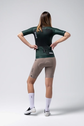 CYCLING JERSEY SHORT SLEEVES INFINITY UNISEX BUNKER GREEN GOBIK