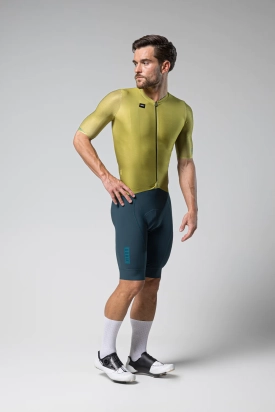 MAJICA BICIKLISTIČKA KRATKI RUKAVI ATTITUDE 2.0 MAN SPLIT GREEN GOBIK - Veličina S
