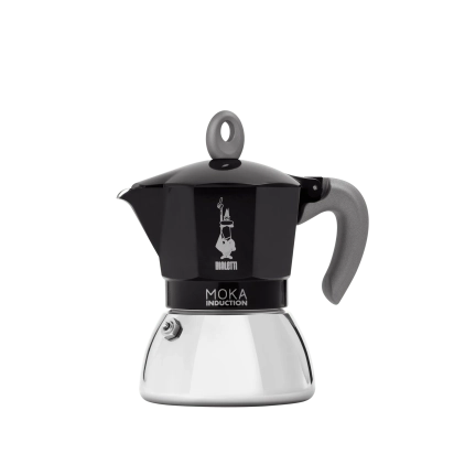 MOKA INDUCTION 4 CUPS BLACK BIALETTI