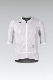 CYCLING JERSEY SHORT SLEEVES CARRERA 3.0 UNISEX WHITE GOBIK