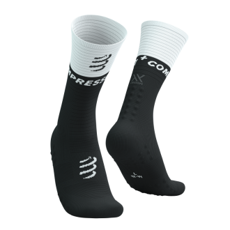 MID COMPRESSION SOCKS 2.0 BLACK/WHITE COMPRESSPORT