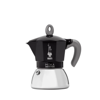 MOKA INDUCTION 4 CUPS BLACK BIALETTI
