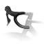 BAR TAPE VENTO MICROTEX 2MM TACKY BLACK/GREY FIZIK