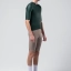 CYCLING JERSEY SHORT SLEEVES INFINITY UNISEX BUNKER GREEN GOBIK