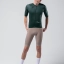 CYCLING JERSEY SHORT SLEEVES INFINITY UNISEX BUNKER GREEN GOBIK